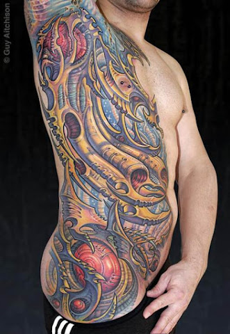 Incredible Bio Organic Tattoos By Guy Aitchison