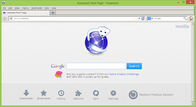 Iceweasel browser no Raspberry Pi