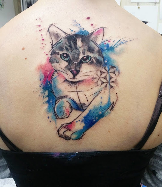 Tatuagem de gato - 50 ideias femininas para se inspirar!
