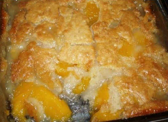 Old Time Oven Peach Cobbler