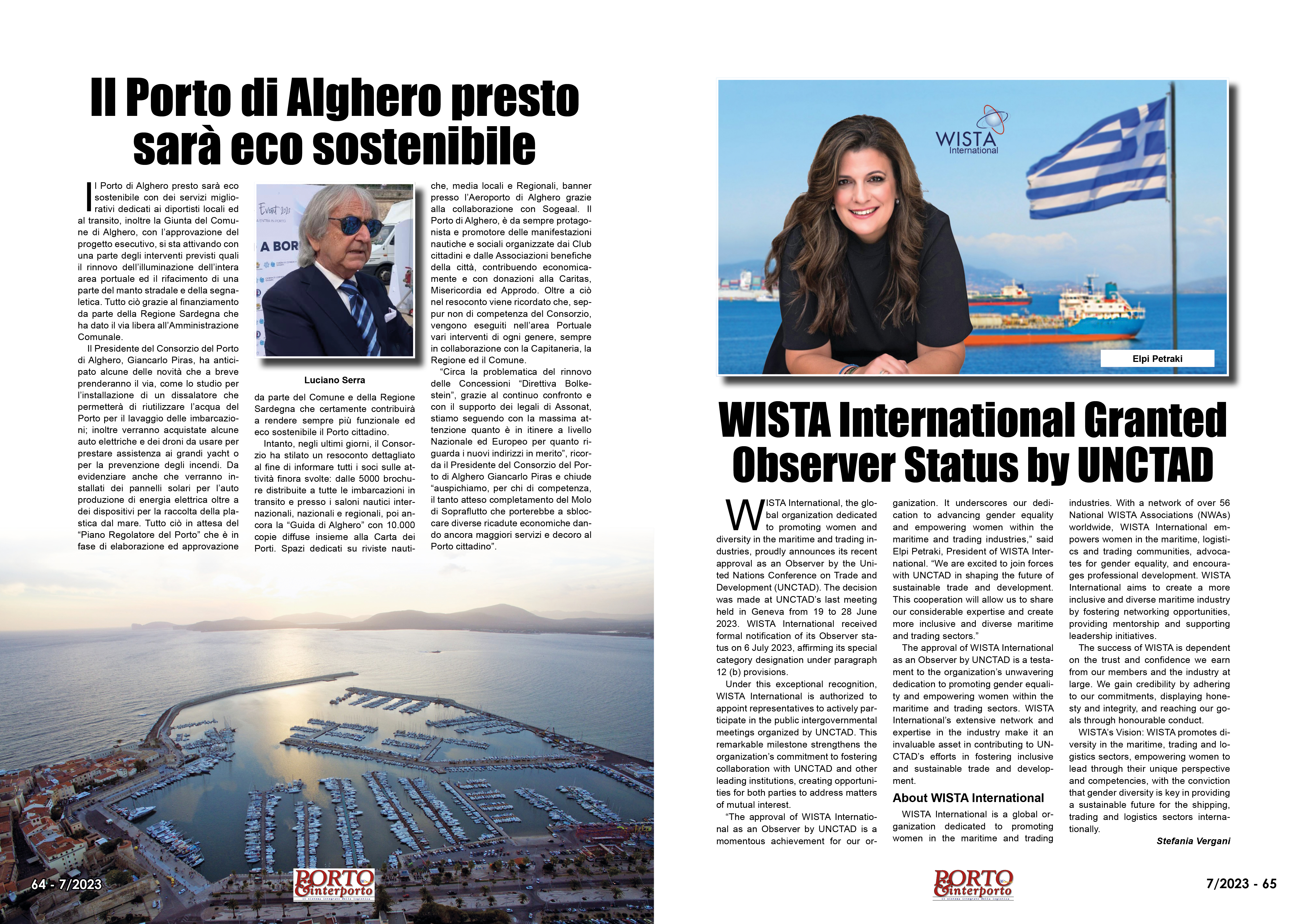 LUGLIO 2023 PAG. 65 - WISTA International Granted Observer Status by UNCTAD