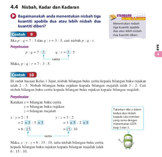 Soalan Matematik Nisbah Tingkatan 1 - Contoh PP