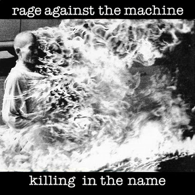 Portada del single Killing in the  name del grupo Rage Against The Machine