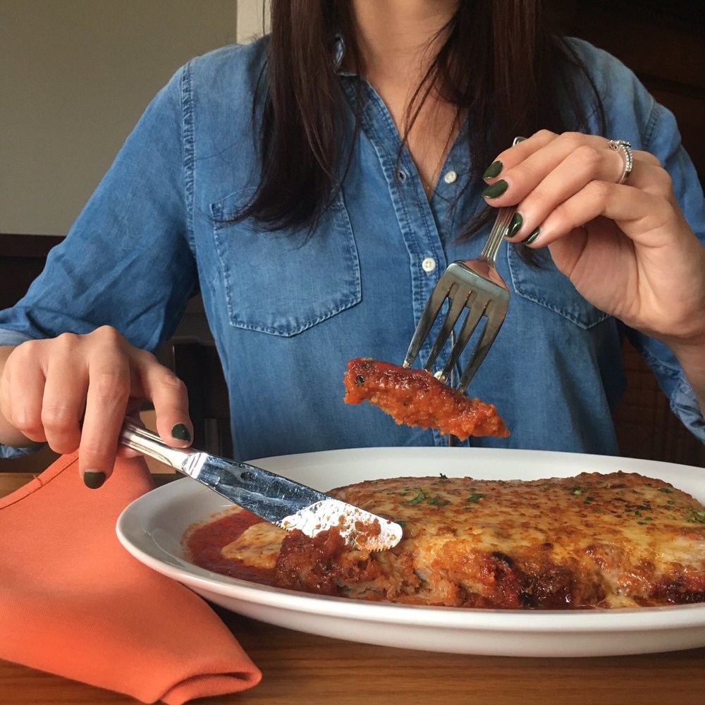 Classic Chicken Parmesan at Armands Victory Tap