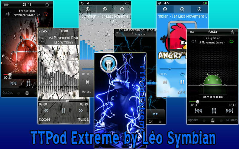 
TTPod Extreme 2011 v4.31 S60v5 S^3 EN PT by Léo Symbian 29MB (80 Skins)