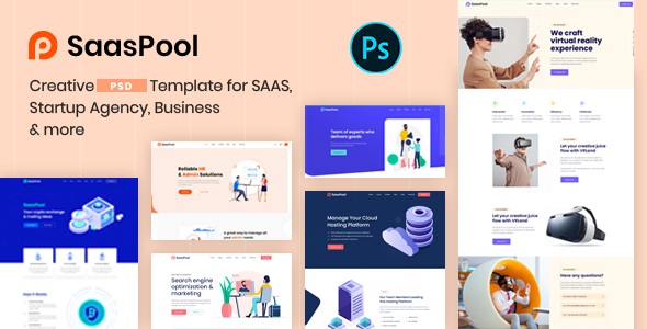 Best Creative Multipurpose PSD Template