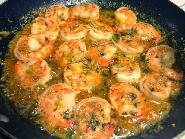 What's for dinner? Mom: Shrimp Scampi with garlic wine ...