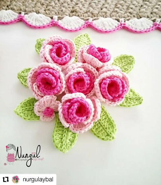Ideas y Tutoriales de Flores a Crochet
