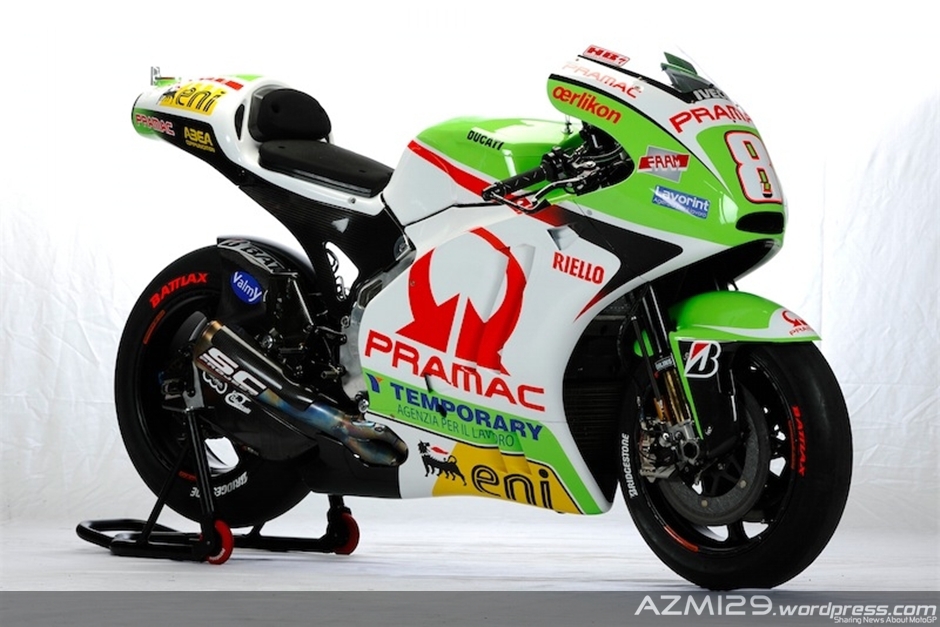 Pramac Racing Team Ducati MotoGP 2012 Unik  Modif Sepeda 