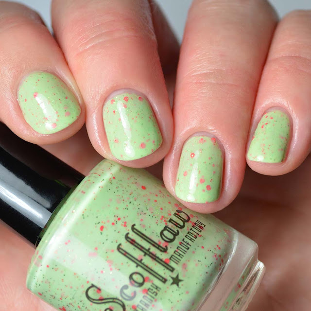 green crelly nail polish