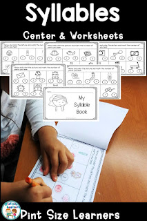 Syllable Practice Activity & Worksheets | Syllable Activities | Syllable Center This syllable activities resource is filled with fun and engaging syllable practice designed for you Pre-K and Kindergarten students. Perfect for a whole class lesson, independent center activity and word work, the syllable sorting activity and book will have your students counting syllables in no time. You can also use the book pages as quick checks, exit tickets, worksheets, homework and small group instruction.