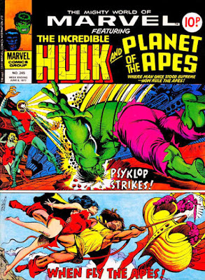 Mighty World of Marvel #245, Hulk v Psyklop