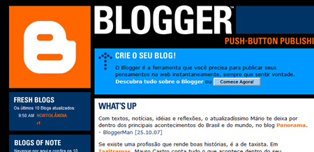 Home do Blogger Brasil