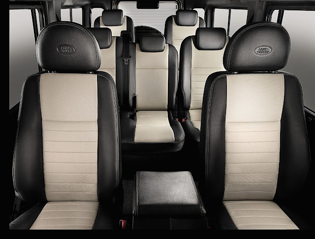 семь мест, сидений в авто Land Rover Defender 2012