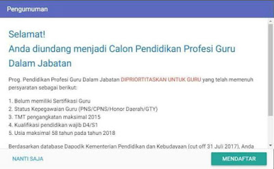 Cara Daftar Sertifikasi Guru Melalui PPG di SIM PKB Cara Daftar Sertifikasi Guru Melalui PPG di SIM PKB