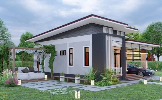 7 desain rumah dengan garasi mobil di samping rumah