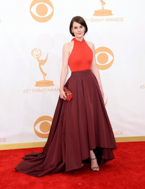 2013 Primetime Emmy Awards Red Carpet Best Dressed: Michelle Dockery in Prada