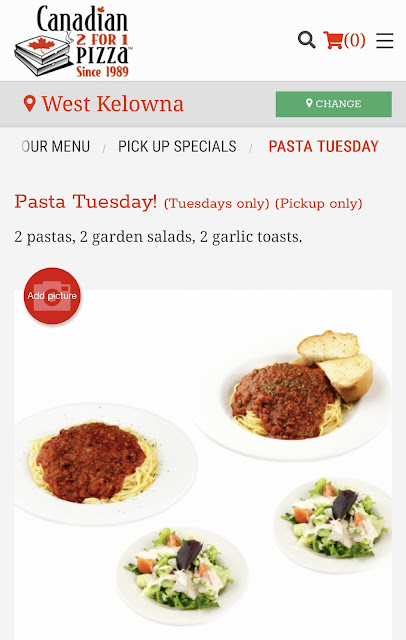 Pasta deals west kelowna
