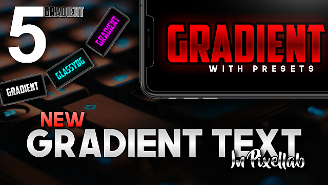 gradient text pack