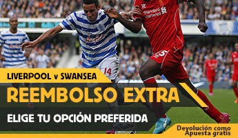 betfair reembolso 25 euros Liverpool vs Swansea 29 diciembre