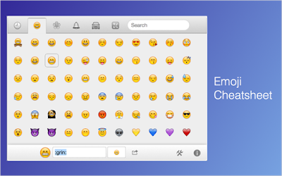 اضافة Emoji Cheatsheet