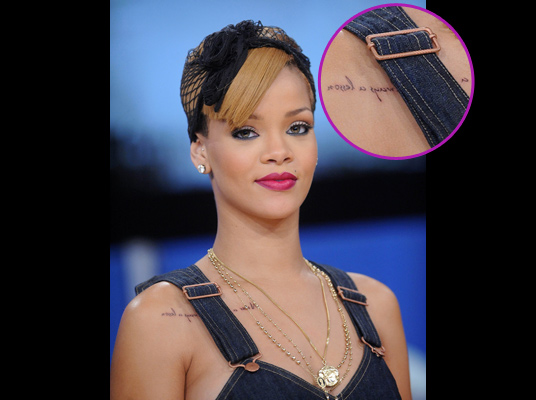 Rihanna Tattoos