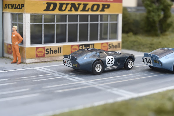 AFX Cobra Daytona Shelby Cobra Guardsman Blue with Goodwood 1964 decals by Jayson Boye