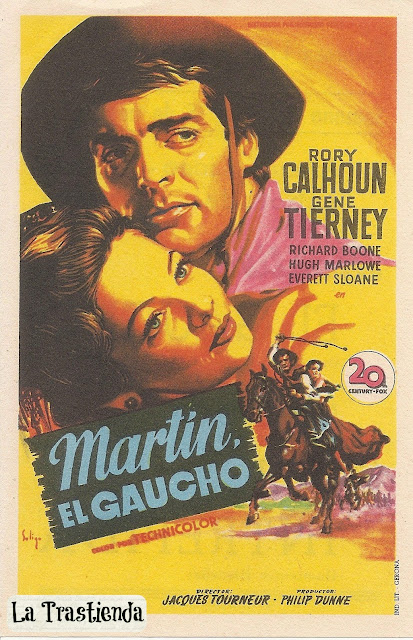 Programa de Cine - Martín El Gaucho - Gene Tierney - Rory Calhoun