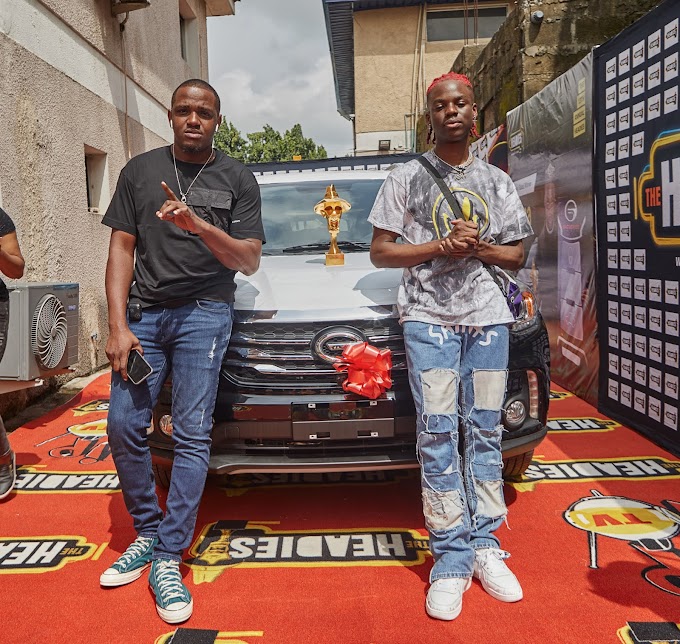 REMA picks up his Next Rated Car from Headies Awards Organizers
