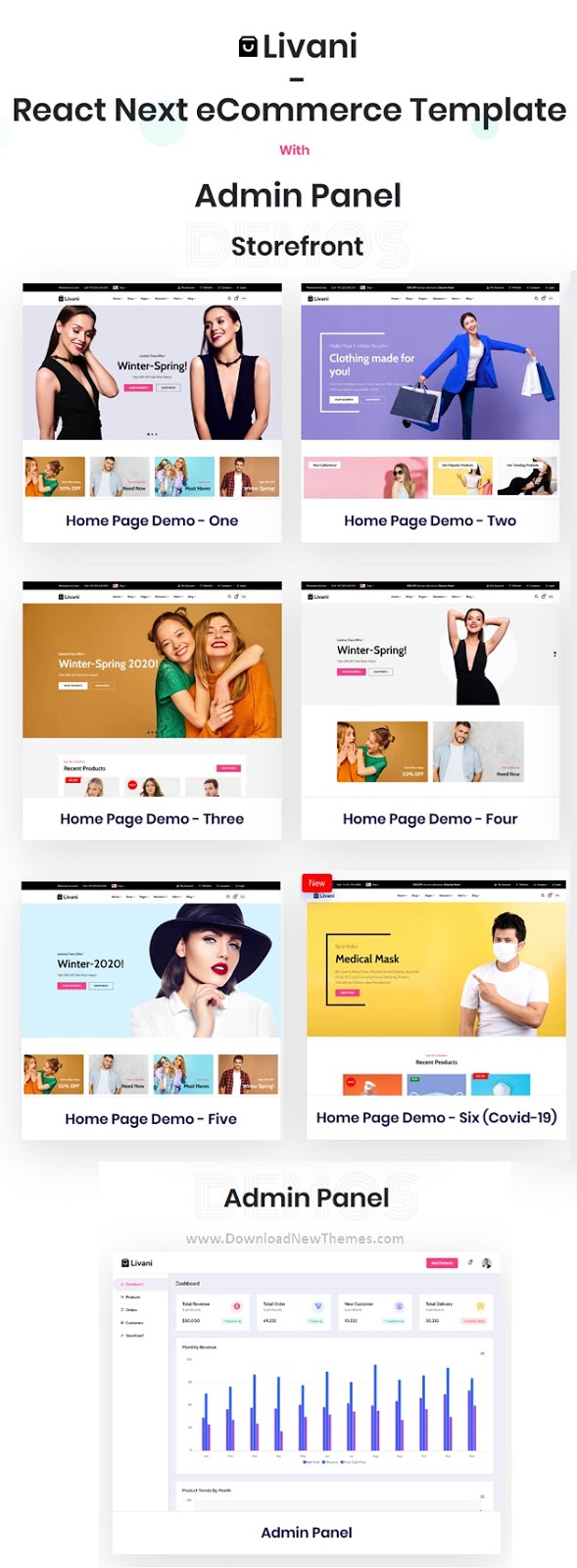 Livani - React Next eCommerce Store + Admin Panel