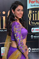 Priya Sri in Purple Choli Stunning Beauty at IIFA Utsavam Awards 2017  Day 2 at  05.JPG
