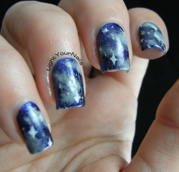 comets nail art