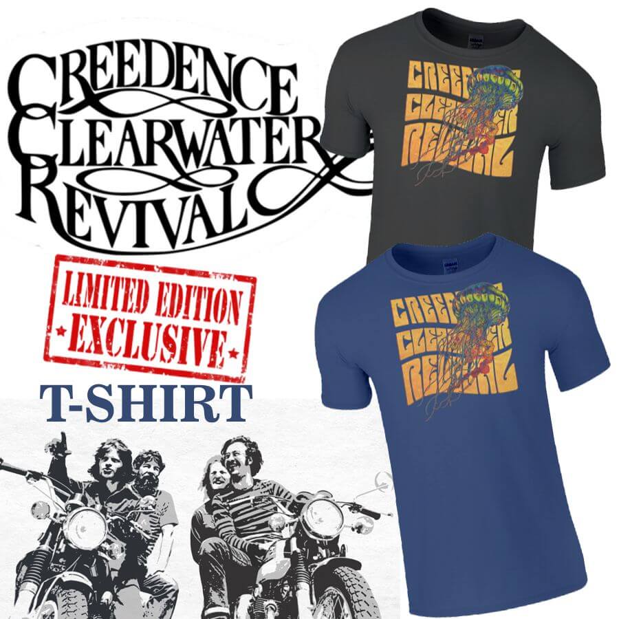 Creedence Clearwater Revival Official merchandise Tees