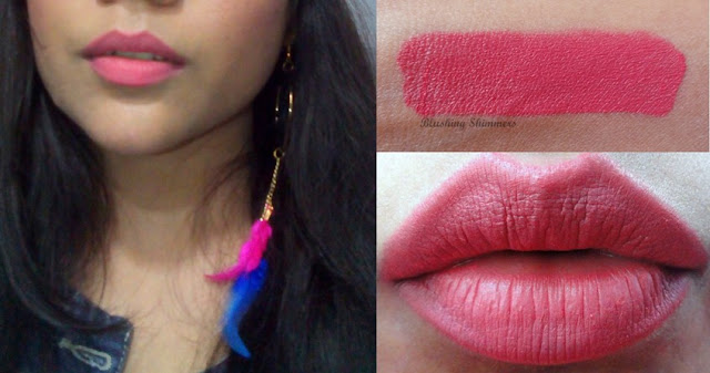 Miss Claire soft matte lip cream in shade 05 swatches