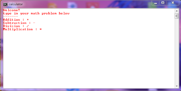 Make a simple Calculator Using Notepad