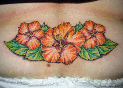 Hawaiian Flower Tattoo