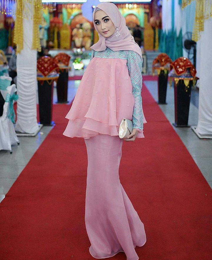 Hijab Outfit Of The Day 10 Model  Baju  Brokat  Terbaru 