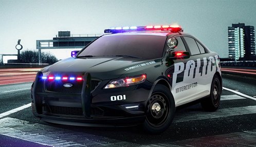 Police car Ford Taurus
