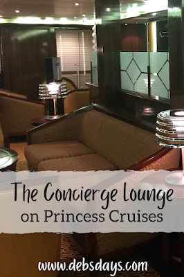 Concierge Lounge for suite guests on Princess Cruises