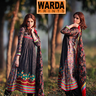 Warda Prints Silk Kurrandy 2014-2015 Winter Vol-2-02