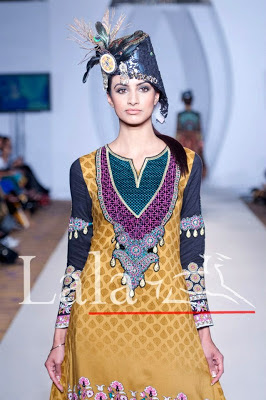  TRADITIONAL PRINTS BY LALA AT PAKISTAN FASHION WEEK LONDON 2012