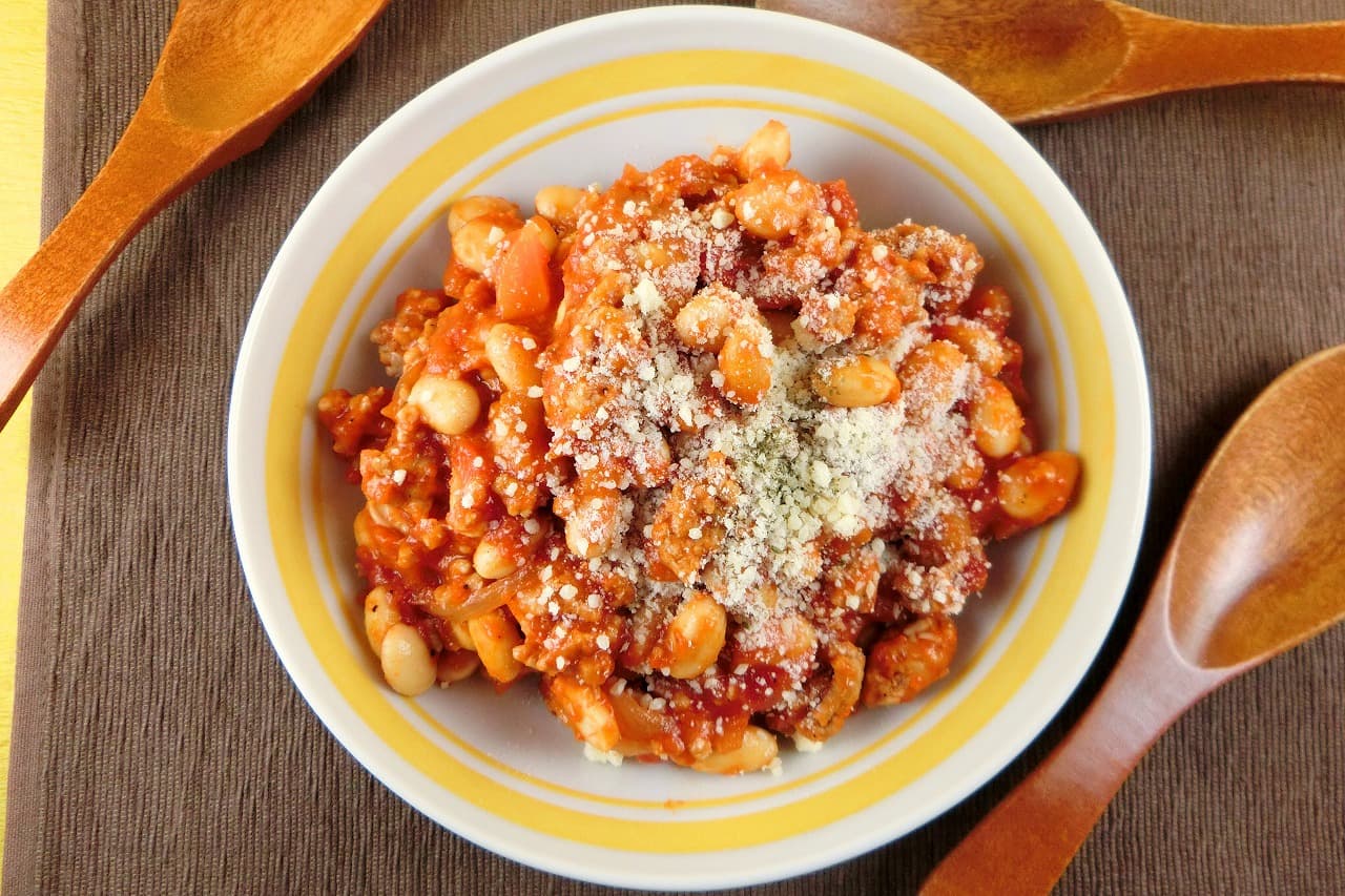 給食の味 大豆たっぷりポークビーンズ チリコンカン のレシピ ぎんもく食堂のごはん日記