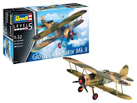 Revell 1/32 Gloster Gladiator Mk. II (03846)  Color Guide & Paint Conversion Chart