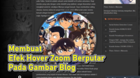 Cara membuat Efek Zoom Berputar Pada Gambar