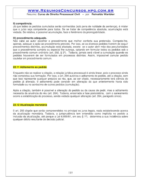 APOSTILA DIREITO PROCESSUAL CIVIL PDF