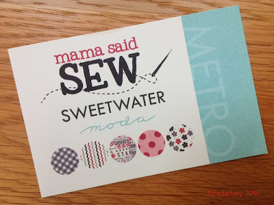 'Mama Said Sew' by Sweetwater for MODA