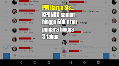 "PM Jika Berminat" KPDNKK Saman hingga 50K Peniaga Online Gagal Pamer Harga