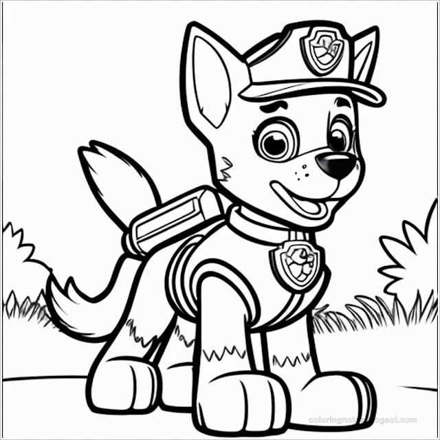 paw patrol, coloring pages, chase, coloring pages chase, paw patrol coloring pages chase, mighty pups, chase and marshall, chase and skye, ryder and chase