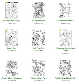  father's day printable coloring worksheets