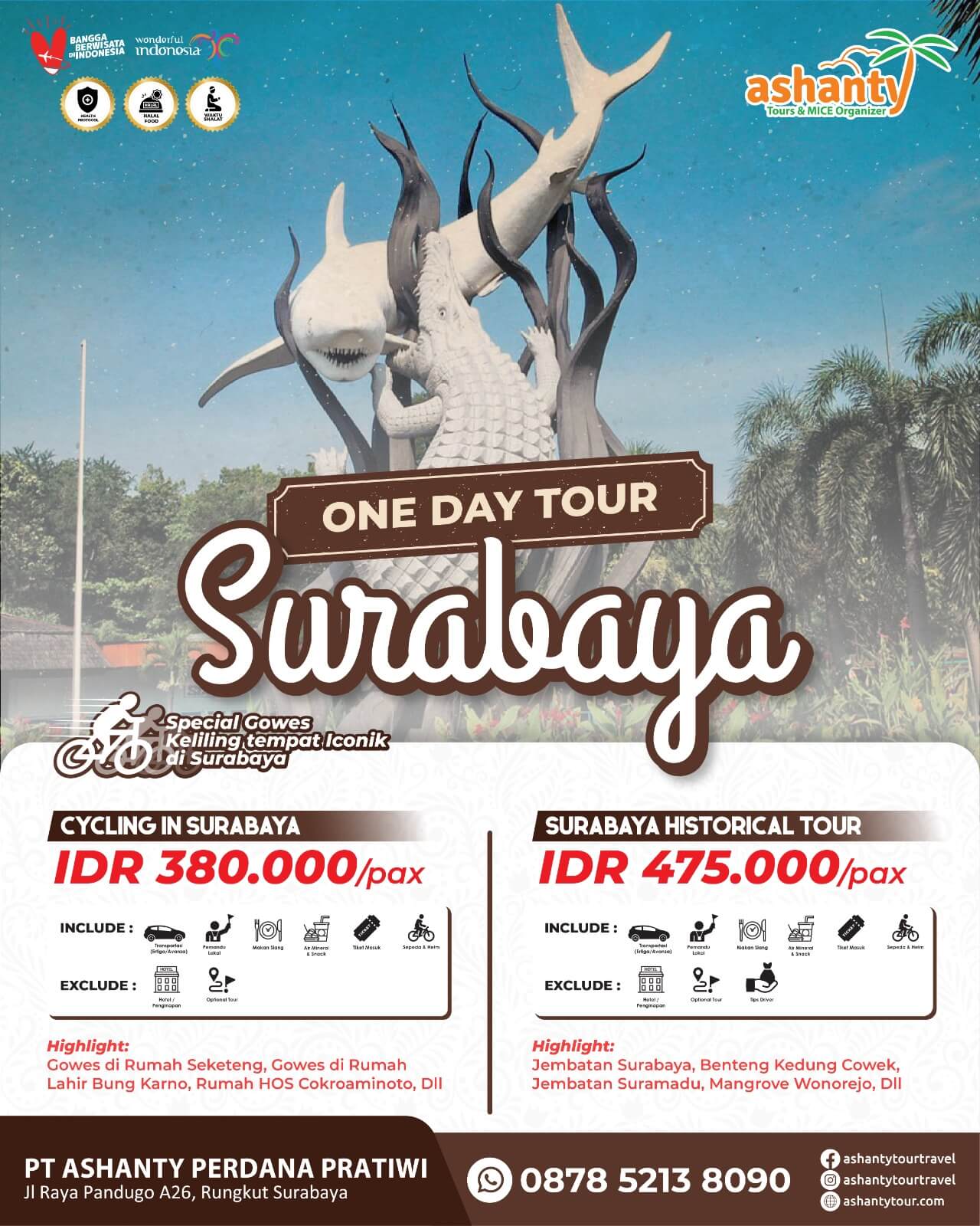 paket wisata one day tour surabaya 2024